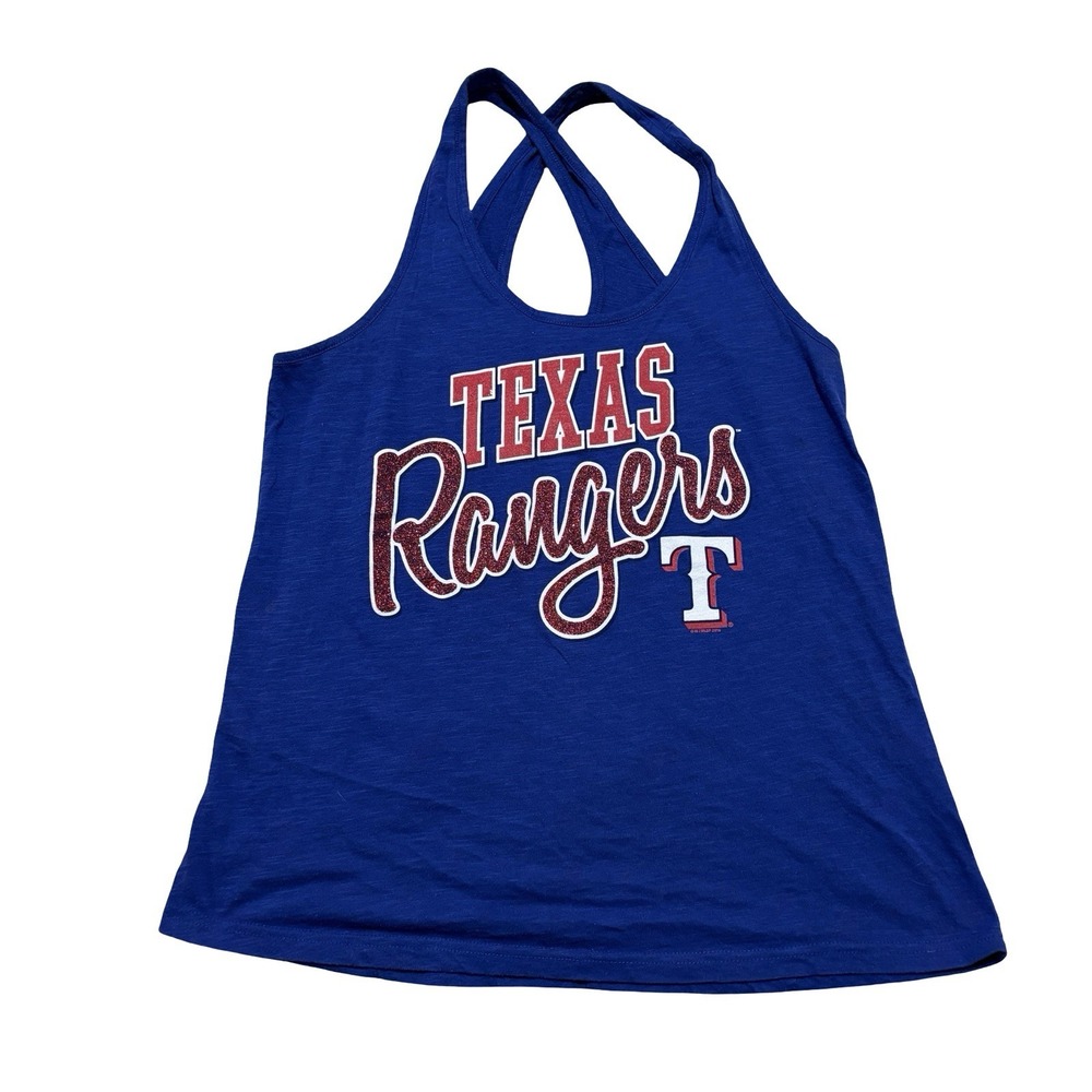 Texas Rangers MLB G-III Razorback Tank Top Size Medium 17 x 25